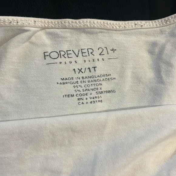 Plus size tank tops 1X - 3X black white pink old navy forever 21 spaghetti strap - Picture 3 of 8